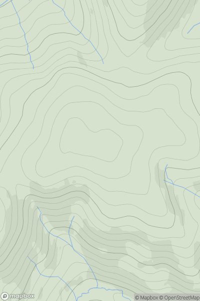 Thumbnail image for Haddon Hill [Northumberland] showing contour plot for surrounding peak